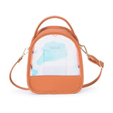 Laser Shine Clear Backpacks Women